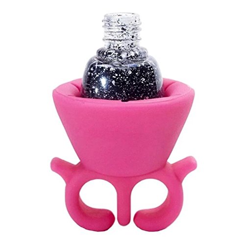 OHA-FASHION Nagellackhalter ✮✮✮ PINK - Fantastischer Einführungspreis – perfekte Maniküre – eine Revolution – lackieren Sie Ihre Nägel in Perfektion – machen Sie Ihr Leben einfacher – keine Nagellack-Unfälle mehr – ein absolutes Must-Have ✮✮