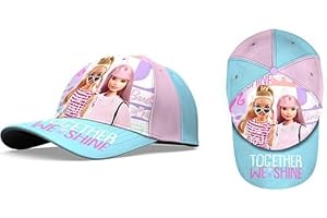 KIDS LICENSING Summer Cap, Kids Baseball Cap, Sun Hat, Girls Accessories Ages 3-7 Years Small(S) with Colour Featuring Popular TV Characters