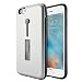 Produktbild iPhone 6S 4.7 Zoll Hülle, Ontseev iPhone 6/ 6S Hülle Heavy Duty Abdeckung Rugged Drop Schutz Dual Layer Rüstung Handyhülle Hart PC + Weich Inner TPU Schutz vor Stürzen und Stößen Schutzhülle für iPhone 6/ 6S Case Cover mit [Silikon Ringhalter] und [Kickstand Function] - Silber