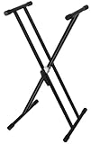 Plegable GEWA Easy Gear System - Soporte para teclado, color negro