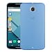 CUBIX® Google Nexus 6 Case, Hard (Semi Transparent) Super Slim Matte Back Cover For Google Nexus 6 (Blue) RS.350.00