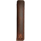 Oh Deer Leather Hakiki Deri Kalem Kılıfı &ndash; Tek Kalemlik Şık Koruma Kılıfı - Taba
