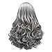 Produktbild Ombre Wig Sexy Farbverlauf Grau Party Perücken Langes Lockiges Haar Mischfarben Synthetische Perücke