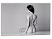 Produktbild kunst-discounter Leinwandbild auf Keilrahmen A05233 MODERN Erotic S/W Deko 150 x 100 cm