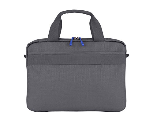 STM Swift 33 cm Laptop-Umhängetasche mit iPad Pocket – Anthrazit/Blau - 4