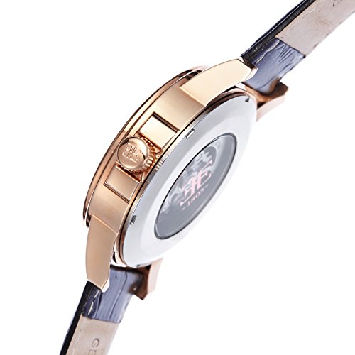 Thomas Earnshaw Beagle Men's Automatic Watch with White Dial Analogue Display with Brown Leather Strap ES-0028-02