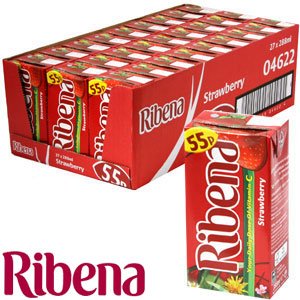 Ribena Strawberry Flavour Cartons (24 x 250ml Cartons)