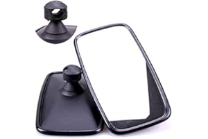 TRUCK DUCK® 2x Universal Rückspiegel 285x155mm Außenspiegel Seitenspiegel Set für LKW Bus Wohnmobil Traktor Bagger Schwarz