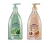 Dalan Exotic International Fragrances in (Handwash, Liquid Soap Aloe Vera and White Tea, 400ml Plus Cocoa Butter and Chocolate Milk, 400ml (Pack of 2) RS.315.00
