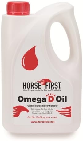 Horse First - Omega D Horse Health Oil x Size: 4 Lt