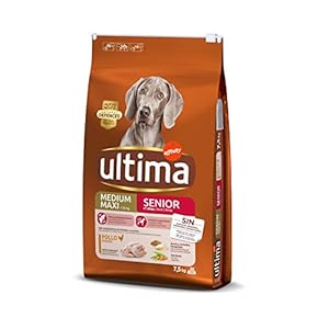 Ultima Pienso para Perros Medium-Maxi Senior de +7 Años con Pollo – 7500 gr