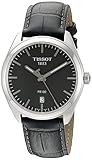 TISSOT Herren-Armbanduhr 39MM Armband Leder Schweizer Quarz T101.410.16.441.00