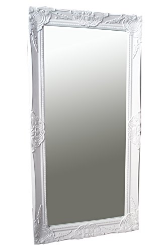 Spiegel Wandspiegel weiß Barock TABEA 100 x 50 cm