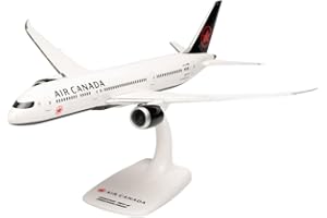 herpa Miniatura del avión Air Canada Boeing 787-9 Dreamliner, Escala 1/200, Modelo prefabricado, maqueta de colleción, modelismo, Avion con Soporte, Figura plástico