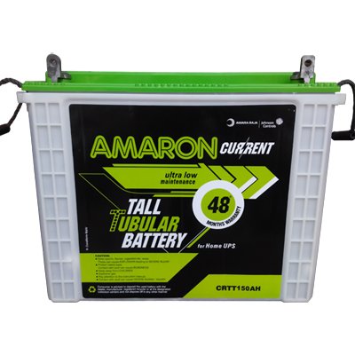 Amaron AAM-TT-CR00150TT Plastic Tall Tubular 150Ah Battery (Multicolour) Amaron AAM-TT-CR00150TT Plastic Tall Tubular 150Ah Battery (Multicolour)