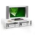 Produktbild IDIMEX TV-Möbel Lowboard Fernsehtisch TV-Tisch TV-Element GERO, weiß foliert