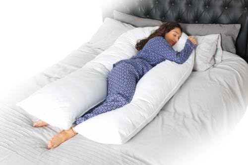 JUBILEEHOMEWARE Luxury 12FT Large U Maternity Pillow, Maternity Support Pillow, Pregnancy Pillow, Pregnancy Support U Pillow, Nursing Pillow, U Body Pillow