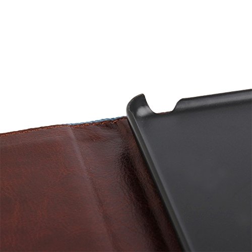 wkae Schutzhülle Fall Cover Denim Textur Leder Case mit Kreditkartenfächern & Halter & Sleep/Wake-Up Funktion für iPad Air (Farbe: Blau) - 6