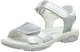  Primigi PBR 33889, Sandalias de Punta Descubierta para Bebés, Plateado (Argento 3388933), 27 EU