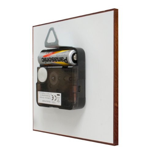 Motivx Wanduhr mit Motiv – Halbtransparente Blumen - 3