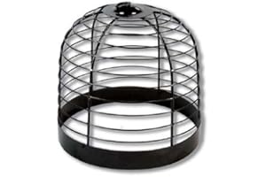 Flores Cortés 32701 - Alambrera pintada (29 cm) color negro metalizado