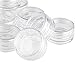 New 10pcs Small Plastic Bottle Jars Nail Art Display Container Case Storage Organier with Transparent