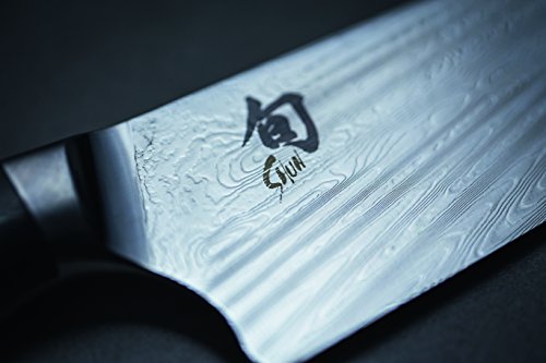 KAI Damastmesser – Shun NAGARE – Brotmesser – Klinge 23 cm Sägeschliff – 72 Lagen Dual-Core-Klinge - 3