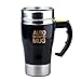 Produktbild Tasse Edelstahl-Kaffeetasse Coffee Cup 450ml Selbstrührende Becher Self Stirring Mug Elektrische automatische rührende Kaffee Teetasse Fauler Selbstrührende Becher, 350ml