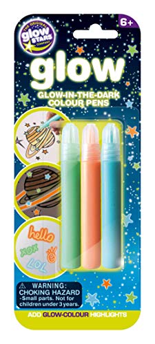 The Original Glowstars Company- Glow Creations - Bolígrafos de Colores Brillantes en la Oscuridad (B8505)