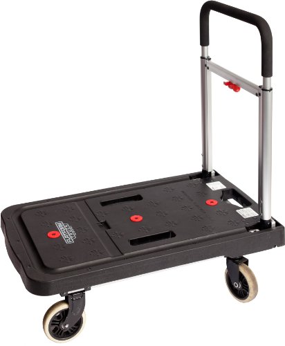 Magna Cart MFF robuste, faltbare Transportkarre aus Aluminium, kompakt, platzsparend, leichtgewichtig, Ladekapazität 135kg - 4