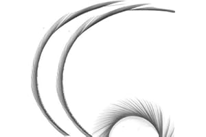 GREGORY CRAFTS & GIFTS Silver Grey Biot Feathers x 3 - Millinery hat, fascinator, wedding decoration - long feathers