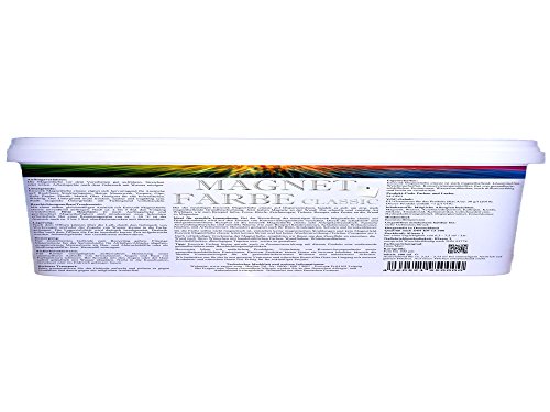 NEU! Jetzt noch stärker! 600 ml Esocor® Magnetfarbe classic + 3 Neodym- Test Magnete Gratis – verleiht jeder Wand Anziehungskraft – stark magnethaftend – sehr Allergikerfreundlich – Ohne Konservierungsmittel – Ideal für sensible Innenräume - 2