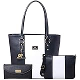 Women's Handbag And Sling Bag With Hand Clutch Combo Of 3 Pics (N00STY)
