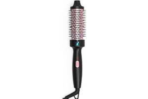 ‎CREBEAU Thermal Brush, 38 mm Thermobürste Volumen Haar Kamm, Haar Styling Werkzeug, Lockenbürste Haarstyler WarmluftbÜRste, Doppelspannung fürReisen und Heimgebrauch