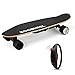 Produktbild KOOWHEEL Eletronisches Skateboard Ultraschnelles Tempo Sports Skateboard Lange Batterielebensdauer Komplettboard Elektro Board modisches Design mit Fernbedienung (Schwarz)