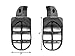 Motocross Dirt Bike Rider MX Racing Passenger Footrests Foot Pegs Motor Foot Rests 2PCS Fit For 2002 2003 2004 2005 2006 2007 2008 2009 2010 2011 2012 2013 Honda CRF450R