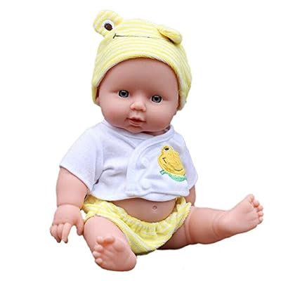 Vktech® Poupée Reborn Bébé Vinyle Souple En Silicone Réaliste Bébé Nouveau-né Pour Fille Cadeau