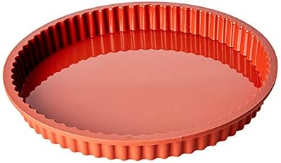 Silikomart Moule à tarte/quiche Bords cannelés Silicone Taille L