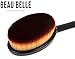Beau Belle Contour Blending Brush - Oval Make Up Brush - Contour Brush - Oval Brush - Contouring Brush - Oval Foundation Brush - Contour Make Up Brushes - Contour Makeup Brushes Oval Makeup Brushes - Make Up Brushes - Makeup Brushes