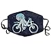 Produktbild Funny Octopus Riding Bicycle Printed Mouth Masks Unisex Anti-dust Masks Reusable Face Mask