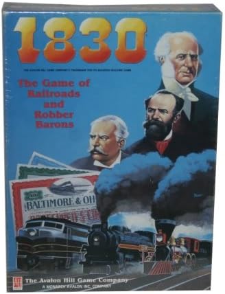 Avalon Hill - 1830 the Game of Railroads & Robber Barons