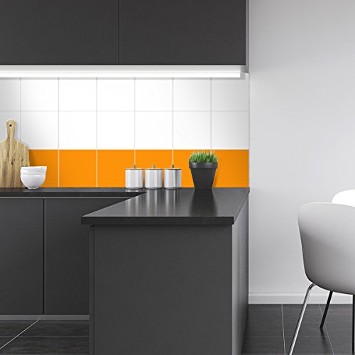 Wandkings Fliesenaufkleber für Küche und Badezimmer, 20 x 20 cm, 200 Stück – Farbe wählbar - 5
