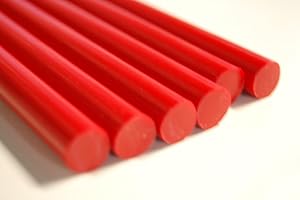 SHABBYCHICCOLORS COLLA A CALDO rossa 11,5mm x 20 cm conf.20 pz