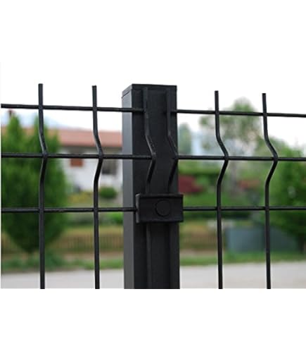 Kit Prêt à Poser Grillage Soudé Plastifié 60m | Hauteur 1,2m | Maille