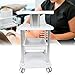 Produktbild Mehrschichtige Beauty Salon Trolley, Rollwagen Wagen mit Ablagefach und Standfuß Rollwagen Radständer, Professionelle Salon Spa Instrument