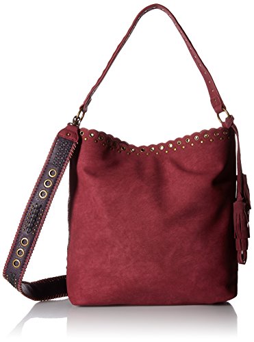 Preisvergleich Produktbild STEVEN by Steve Madden Madaxx Shoulder Handbag,Berry