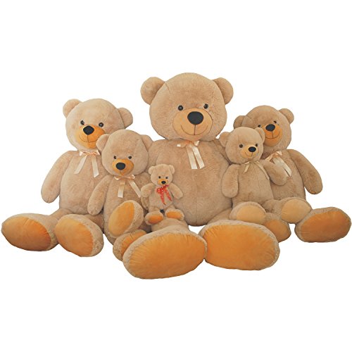 VERCART Riesen Teddybär Kuschelbär 50-200 cm groß Plüschbär Kuscheltier samtig weich – zum liebhaben - 6