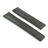 dassari G5 schwarz Italienisches Leder Armbanduhr Band für Tag Heuer W/Deployment Größe 20 mm 20/18