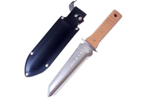 Pflanzmesser, Hori-Hori Japanisches Gartenwerkzeug, rostfrei - Nisaku Miyamatou 832 Made in Japan