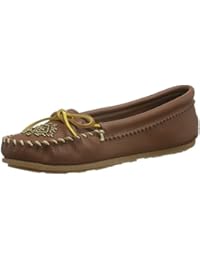 Minnetonka Deerskin Beaded Moc, Mocasines para Mujer